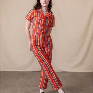Big Bud Press Jumpsuit in Red Plaid S